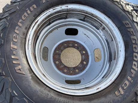 (6) 17" Ford F-350 Dually OEM rims wheels 3615 99016 tires BFG KO2 A/T Texas Truck Tire