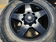 20" Chevy Silverado GMC Sierra 2500 3500 OEM replica 5503 rims wheels 8x180 Texas Truck Tire