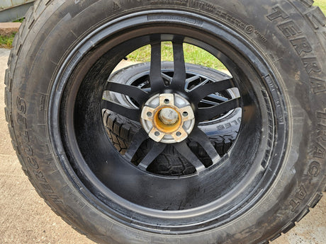 20" 20x9 NICHE Methos M194 Jeep Wrangler wheels rims 5x114.3 5x4.5 Texas Truck Tire