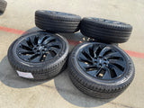 22" Lincoln Navigator OEM 10665 rims wheels BLACK LABEL 2025 2026 MICHELIN NEW Texas Truck Tire