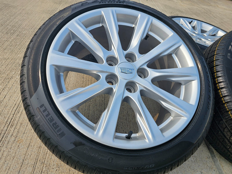 18" Cadillac CT5 Platinum wheels rims OEM 4836 tires 2023 2024 2025 2026 NEW Texas Truck Tire