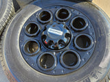 20" Ford F-250 F-350 OEM black TREMOR 10299 10484 wheels rims MICHELIN DEFENDER Texas Truck Tire