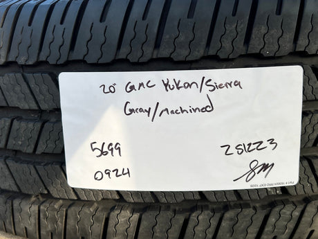20" GMC Sierra Yukon DENALI OEM wheels rims 5699 5644 MICHELIN DEFENDER LTX M/S2 Texas Truck Tire