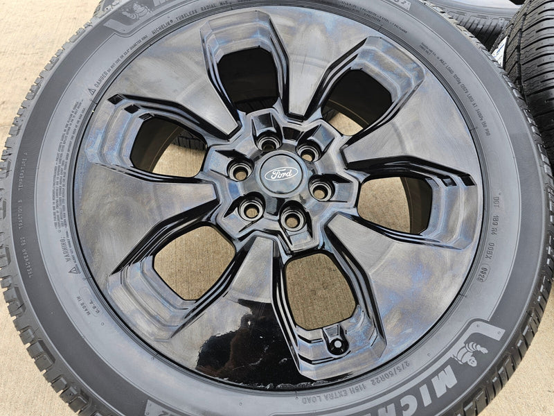 22" Ford F-150 Expedition LIMITED OEM rims wheels 10472 tires MICHELIN NEW 2026 Texas Truck Tire