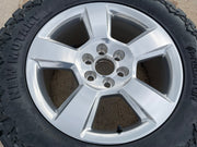 20" Chevy Silverado 1500 Tahoe Suburban OEM wheel rim 5652 tire spare Texas Truck Tire
