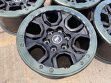 17" Ford Bronco SASQUATCH wheels rims BEADLOCK 10388 Ranger 2024 2025 2026 GREEN Texas Truck Tire