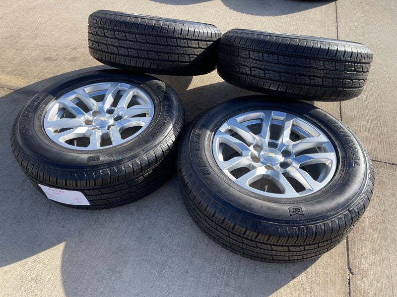 18" Chevy Silverado Suburban Tahoe OEM 5912 wheels rims GMC Yukon Sierra GENERAL Texas Truck Tire