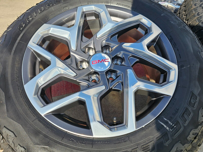 20" GMC Sierra Yukon AT4 95369 OEM wheels rims Tahoe Silverado 2023 2024 2025 Texas Truck Tire