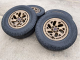 17" Nissan Frontier X-PRO OEM Desert Runner BRONZE wheels rims 2025 2026 NEW Texas Truck Tire