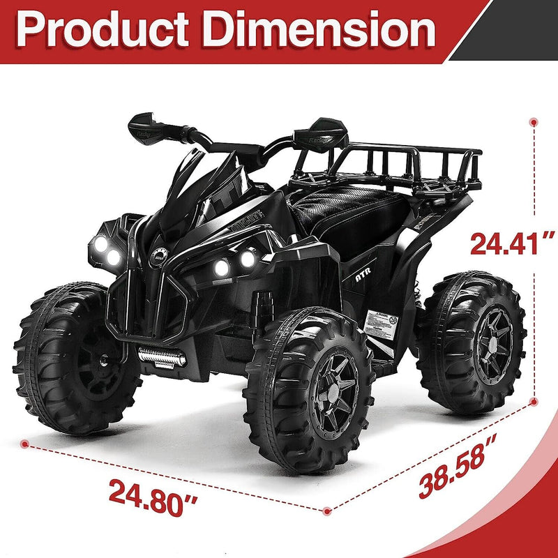 Electric ATV for Kids 3-7 Years Old - Perfect Gift for Children - Four-Wheeler Quad Bike for Boys and Girls