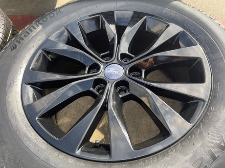 20" Ford F-150 Expedition rims wheels 10003 black OEM tires HANKOOK A/T2 NEW Texas Truck Tire