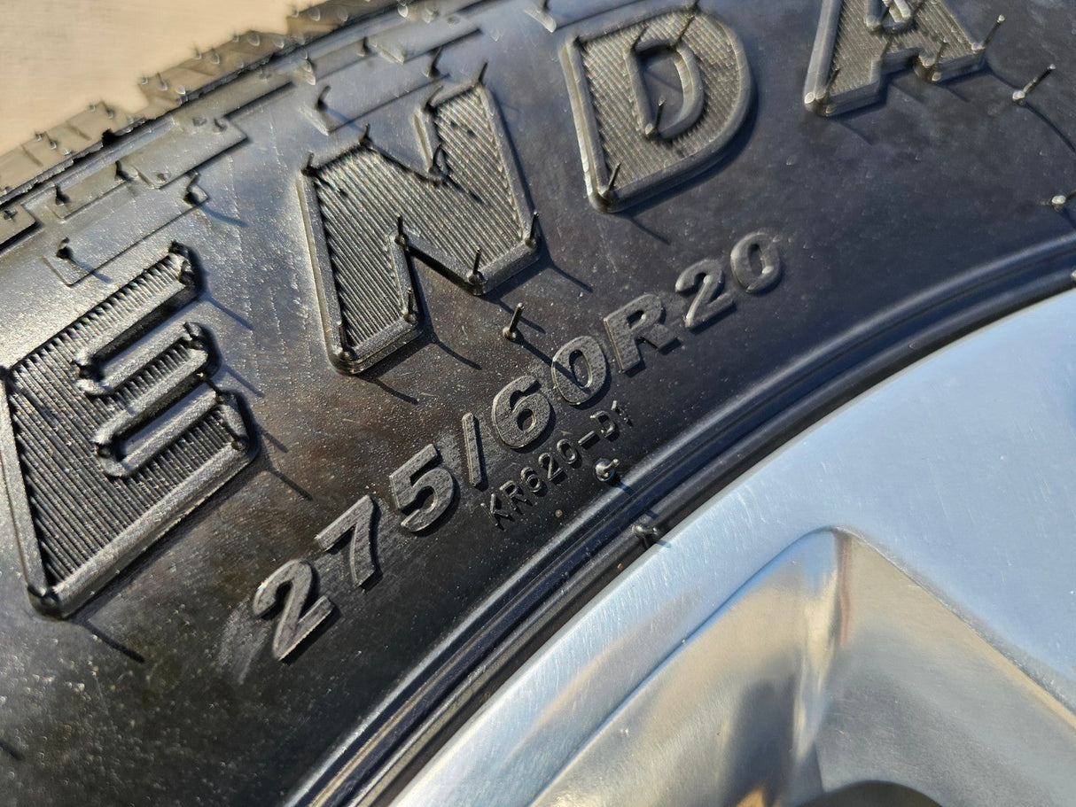 20" Dodge Ram 1500 OEM Laramie Long Horn 2678 2682 wheels rims NEW Kenda Texas Truck Tire