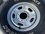 17" Ford F-250 F-350 OEM 3828 wheels rims tires HANKOOK DYNAPRO A/T2 35" Texas Truck Tire