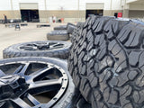20" Toyota Tundra Sequoia T FORCE TSS TRD OEM black wheels rims 5x150 NEW BFG Texas Truck Tire