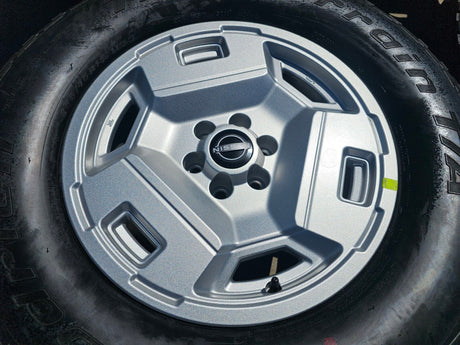 17" Nissan Frontier OEM Retro Hardbody Edition 62783 wheels rims 2025 NEW BFG Texas Truck Tire
