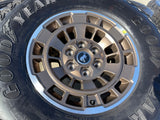 17" Ford Bronco HERITAGE Edition wheels rims BRONZE GOODYEAR 35" Texas Truck Tire