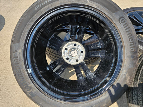 18" Ford Mustang GT OEM BLACK wheels rims PR3C-1007-BA tires 2024 2025 2026 NEW Texas Truck Tire
