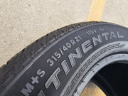 (1) 315/40/21 Continental Cross Contact LX Sport tire Texas Truck Tire