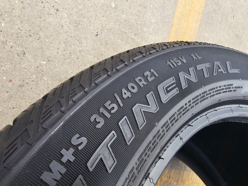 (1) 315/40/21 Continental Cross Contact LX Sport tire Texas Truck Tire