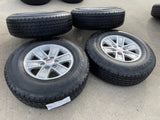 17" GMC Sierra Yukon Chevy Silverado Tahoe OEM 5654 wheels rims BRIDGESTONE A/T Texas Truck Tire