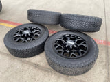 20" Ford F-250 F-350 OEM Lariat wheels rims 10292 tires GOODYEAR A/T Texas Truck Tire
