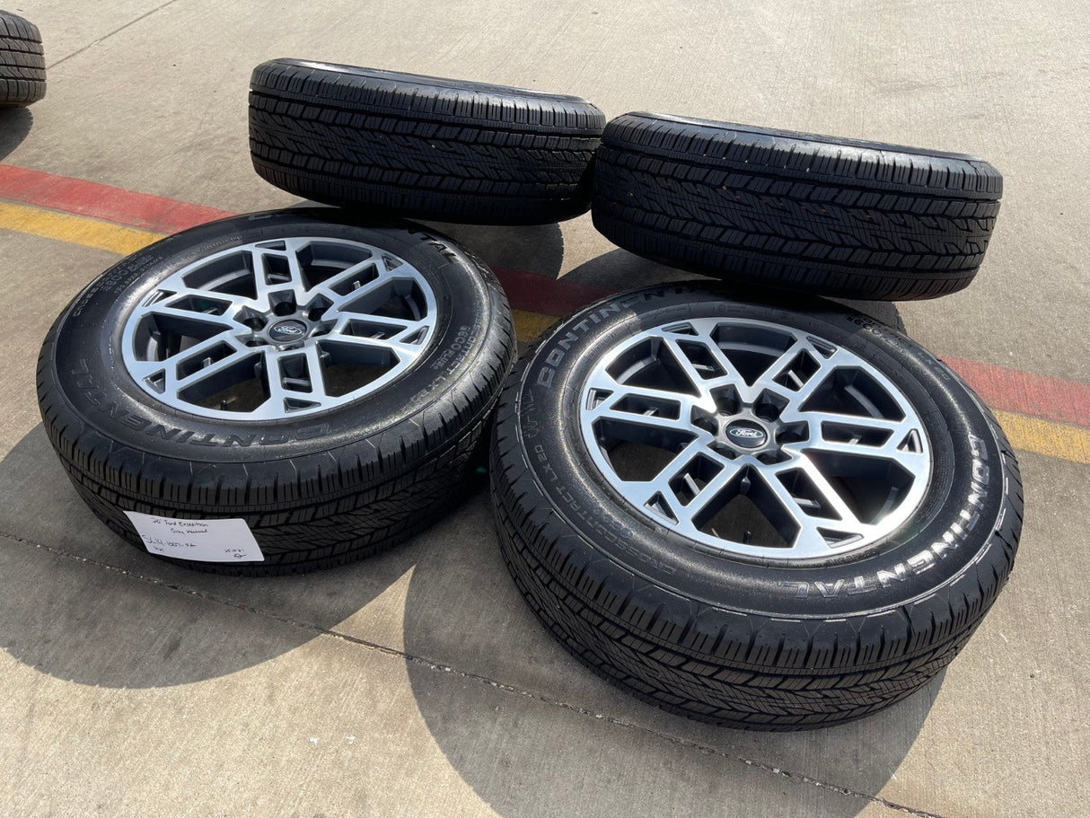 20" Ford F-150 LARIAT OEM 94219 rims wheels Expedition 2026 CONTINENTAL NEW Texas Truck Tire