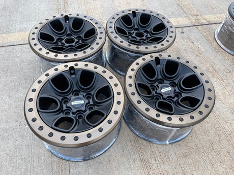 17" Ford F-150 Raptor OEM BEADLOCK rims wheels 10459 95210 BRONZE 2025 2026 NEW Texas Truck Tire