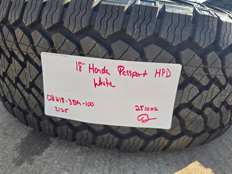 18" Honda Passport Ridgeline Pilot HPD OEM white wheels rims MDX 2025 2026 NEW Texas Truck Tire