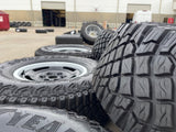 17" Ford Bronco HERITAGE Edition wheels rims white GOODYEAR 35" DISCOUNTED Texas Truck Tire