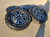 (4) 17" INEOS Grenadier OEM black wheels rims 8775 tires 2024 2025 2026 NEW BFG Texas Truck Tire