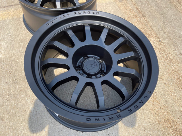 (1) 20" 20x9.5 Black Rhino Rapid RF Jeep Wrangler Gladiator wheel rim NEW Texas Truck Tire