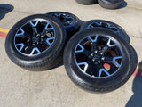 20" Jeep Grand Wagoneer Dodge Ram 1500 OEM black 9296 wheels rims 2025 2026 NEW Texas Truck Tire