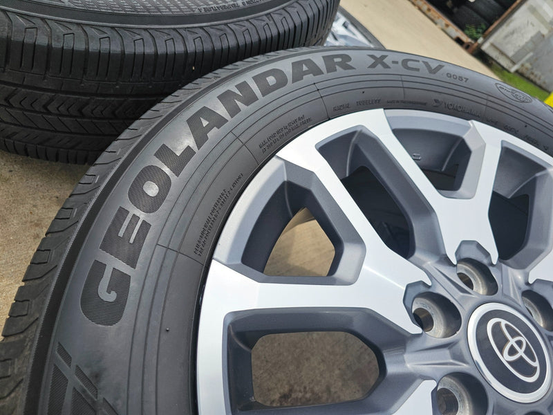 20" Toyota Tundra TSS TRD OEM wheels rims 95359 75277 Sequoia 2023 2024 2025 Texas Truck Tire