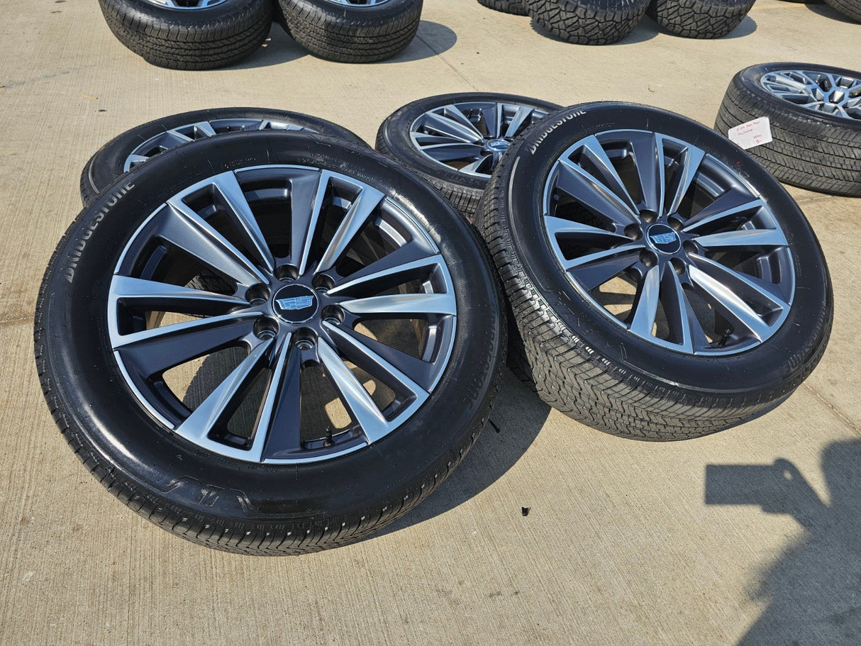 22" Cadillac Escalade Platinum OEM wheels rims tires 2024 2025 2026 NEW Texas Truck Tire