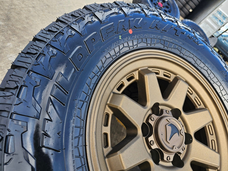 17" 4Runner Toyota Tacoma OEM BRONZE wheels rims FJ FALKEN WILDPEAK A/T4 NEW Texas Truck Tire