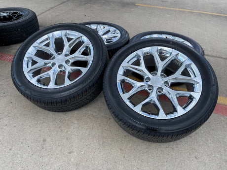 22" GMC Yukon Sierra DENALI OEM 5904 wheels rims 2022 2023 2024 2025 2026 Texas Truck Tire