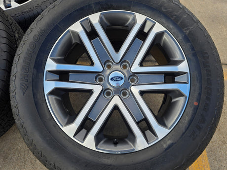 20" Ford F-150 OEM rims wheels 10345 95025 Expedition HANKOOK A/T2 Texas Truck Tire