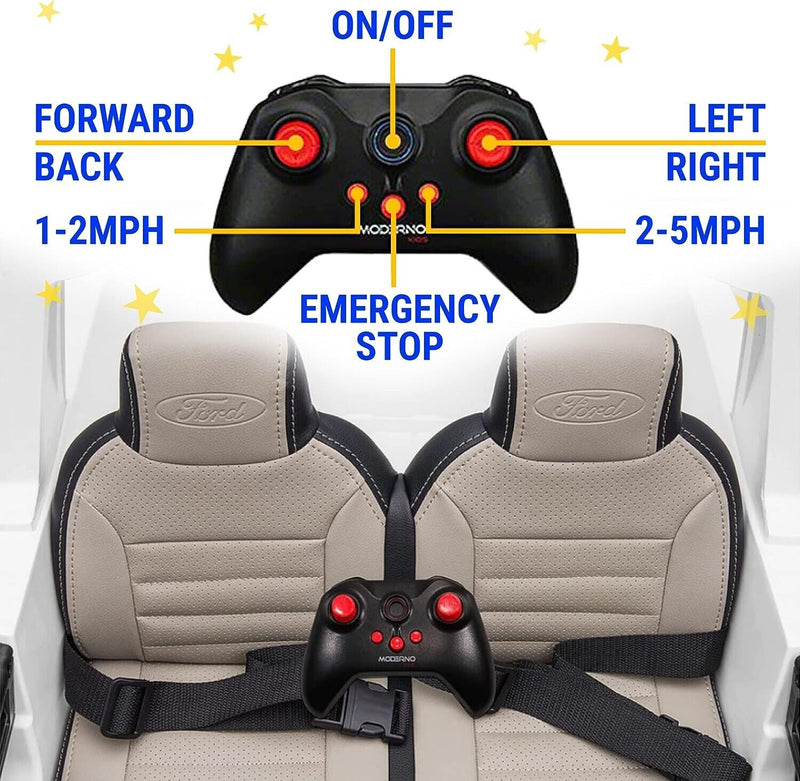 2023 Ford F450 24v 2 Seater Children's Electric Ride-On Truck with Interchangeable Battery