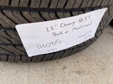 22" Chevy Tahoe Suburban RST OEM 14035 wheels rims Silverado 2025 2026 NEW Texas Truck Tire