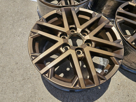 18" Toyota Tundra TRD OEM wheels rims 75281 Sequoia LX600 2024 2025 2026 NEW Texas Truck Tire