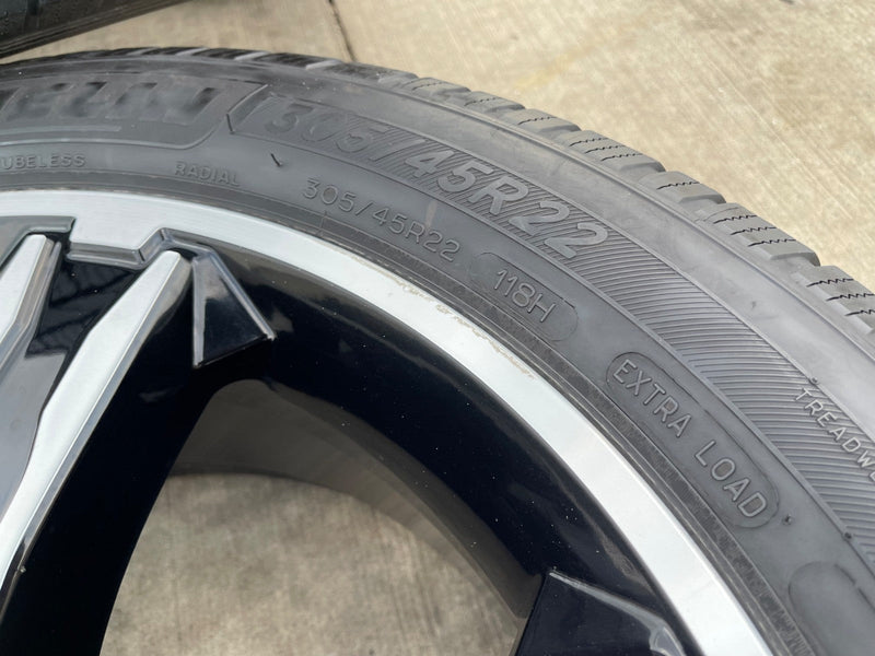 22" Ford F-150 Expedition PERFORMANCE OEM 10200 rims wheels MICHELIN Texas Truck Tire