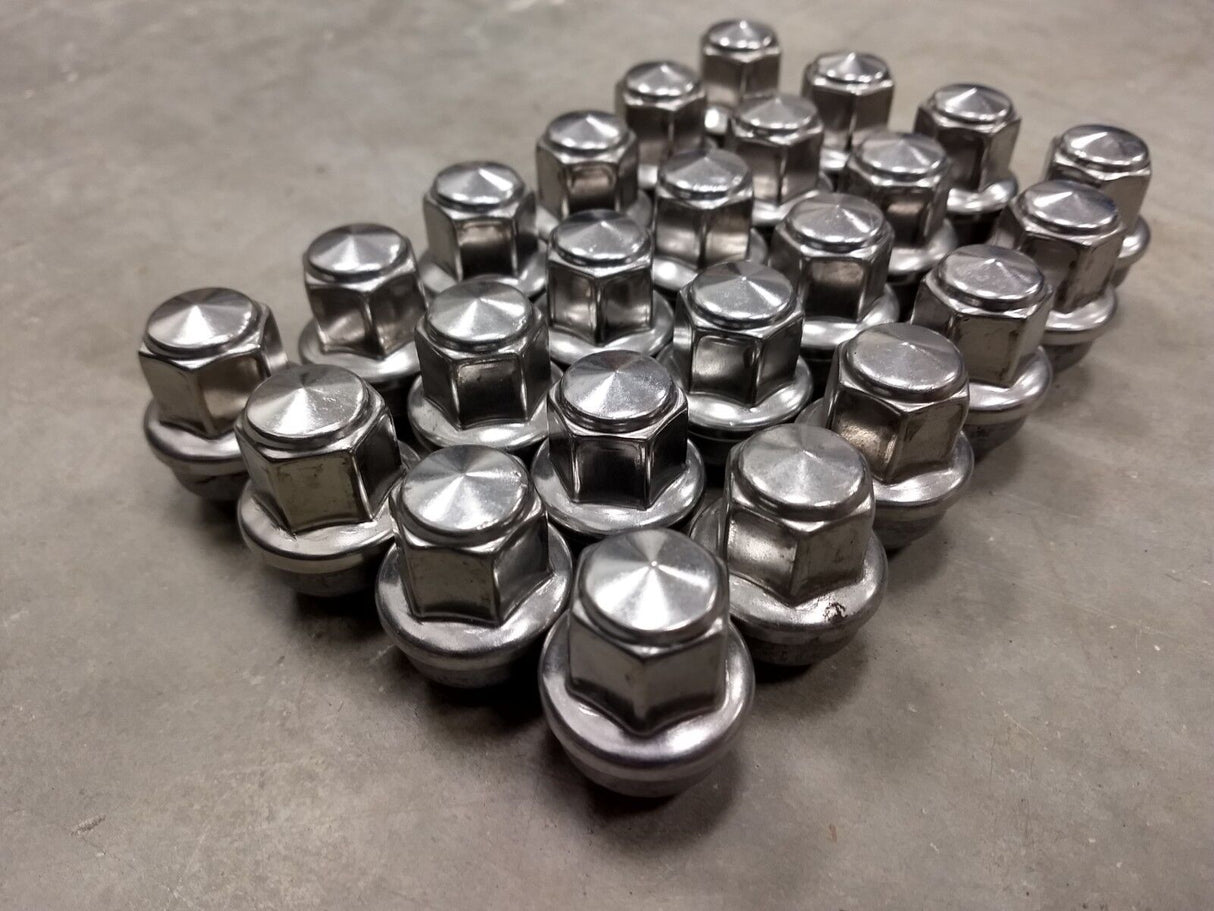 (24) OEM Ford lug nuts Polished F-150 Expedition 14x1.5 2016 2017 2018 2019 2020 Texas Truck Tire