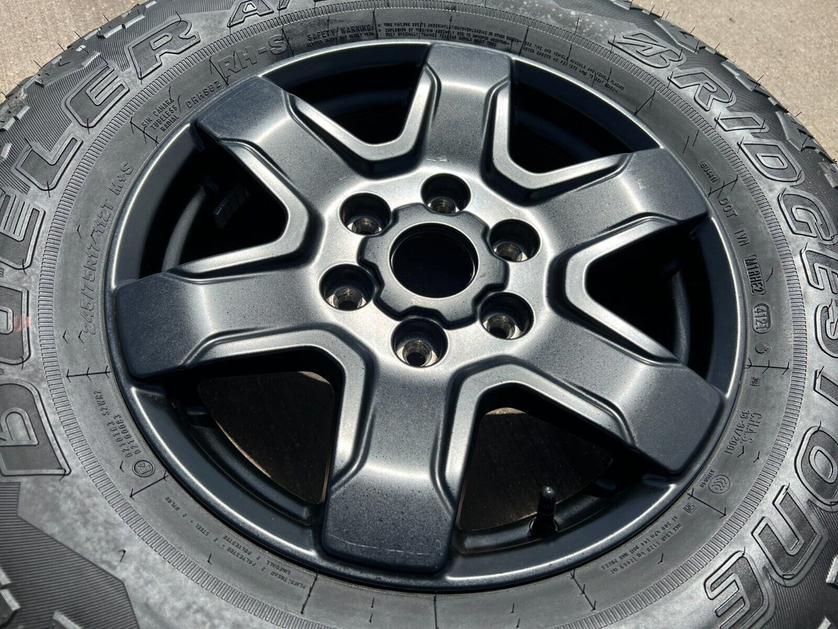 17" Ford Bronco wheel rim 95292 10383 SASQUATCH Ranger 2021 2022 2023 2024 NEW Texas Truck Tire