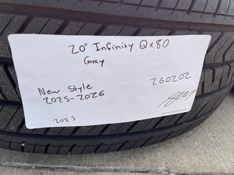 20" Infiniti QX56 QX80 OEM wheels rims Nissan Titan Armada tires NEW 2025 2026 Texas Truck Tire