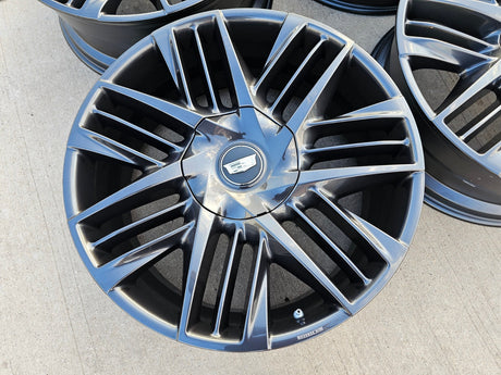 24" Cadillac Escalade IQ Deep Space EV OEM wheels rims Hummer 2500 2025 2026 NEW Texas Truck Tire