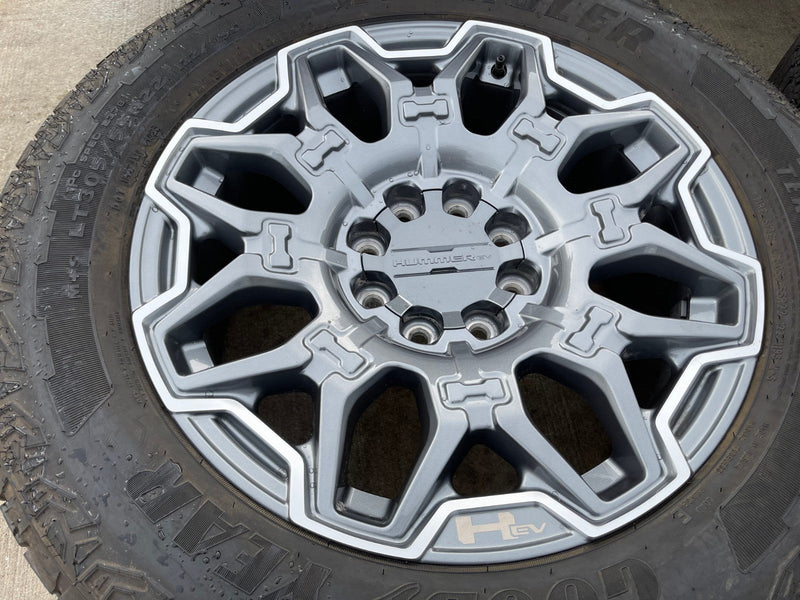 22" Hummer EV HEV 2500 OEM 8x165 14094 wheels rims 2022 2023 2024 2025 2026 Texas Truck Tire