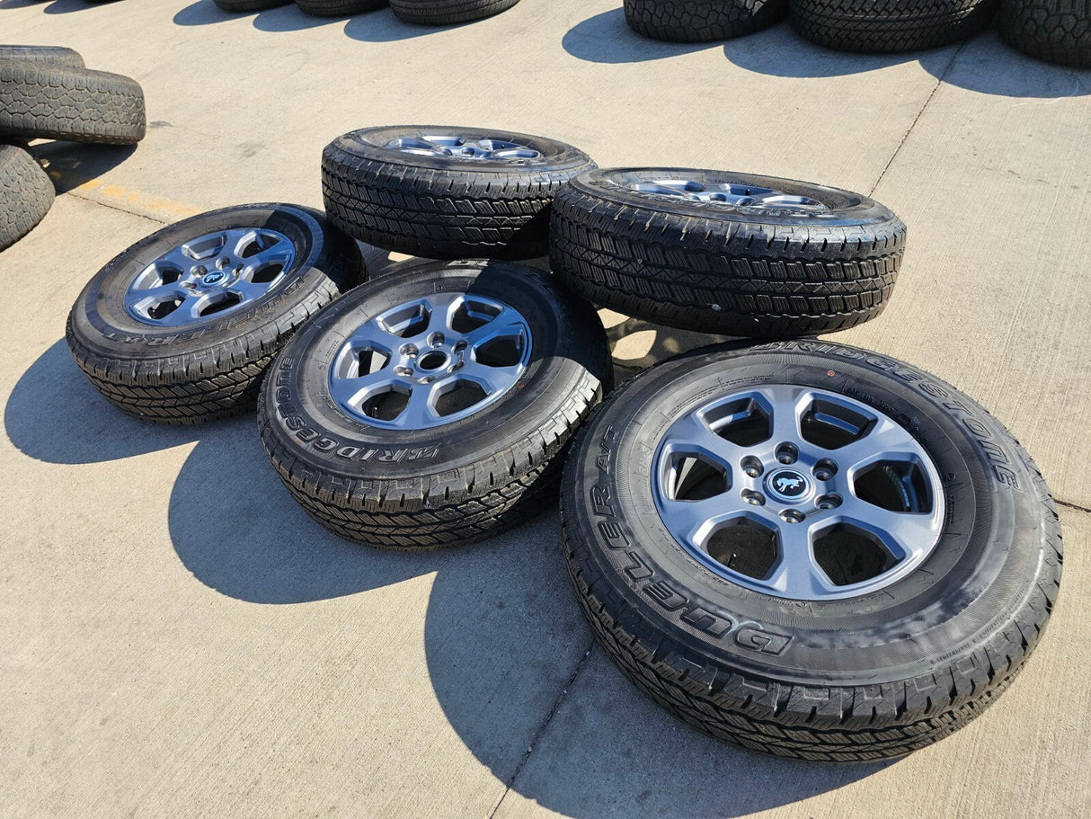 17" Ford Bronco Big Bend wheels rims 10384 OEM Ranger 2023 2024 2025 2026 NEW Texas Truck Tire