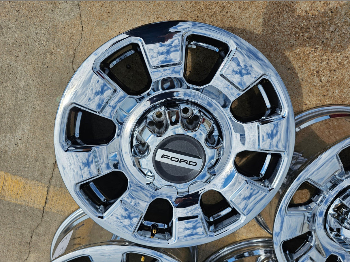 20" Ford F-250 F-350 OEM Lariat 10295 25085 10552 wheels rims 2024 2025 2026 Texas Truck Tire
