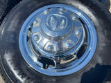 17" Dodge Ram 3500 Dually Laramie 8x200 wheels rims 2703 2704 OEM tires IRONMAN Texas Truck Tire