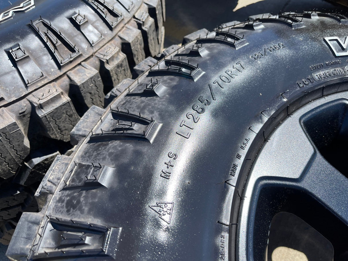 17" Ram 2500 3500 Laramie Power Wagon OEM wheels rims 2599 tires 2024 2025 NEW Texas Truck Tire